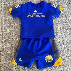 Golden State Warriors toddler outfit - 12m